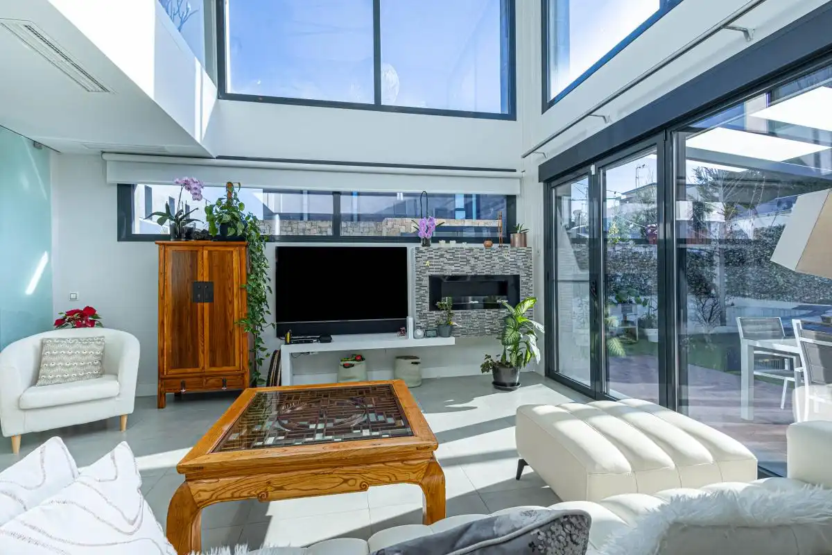Living room of Houses for sale in Torrejón de Ardoz  with Heating, Private garden and Terrace