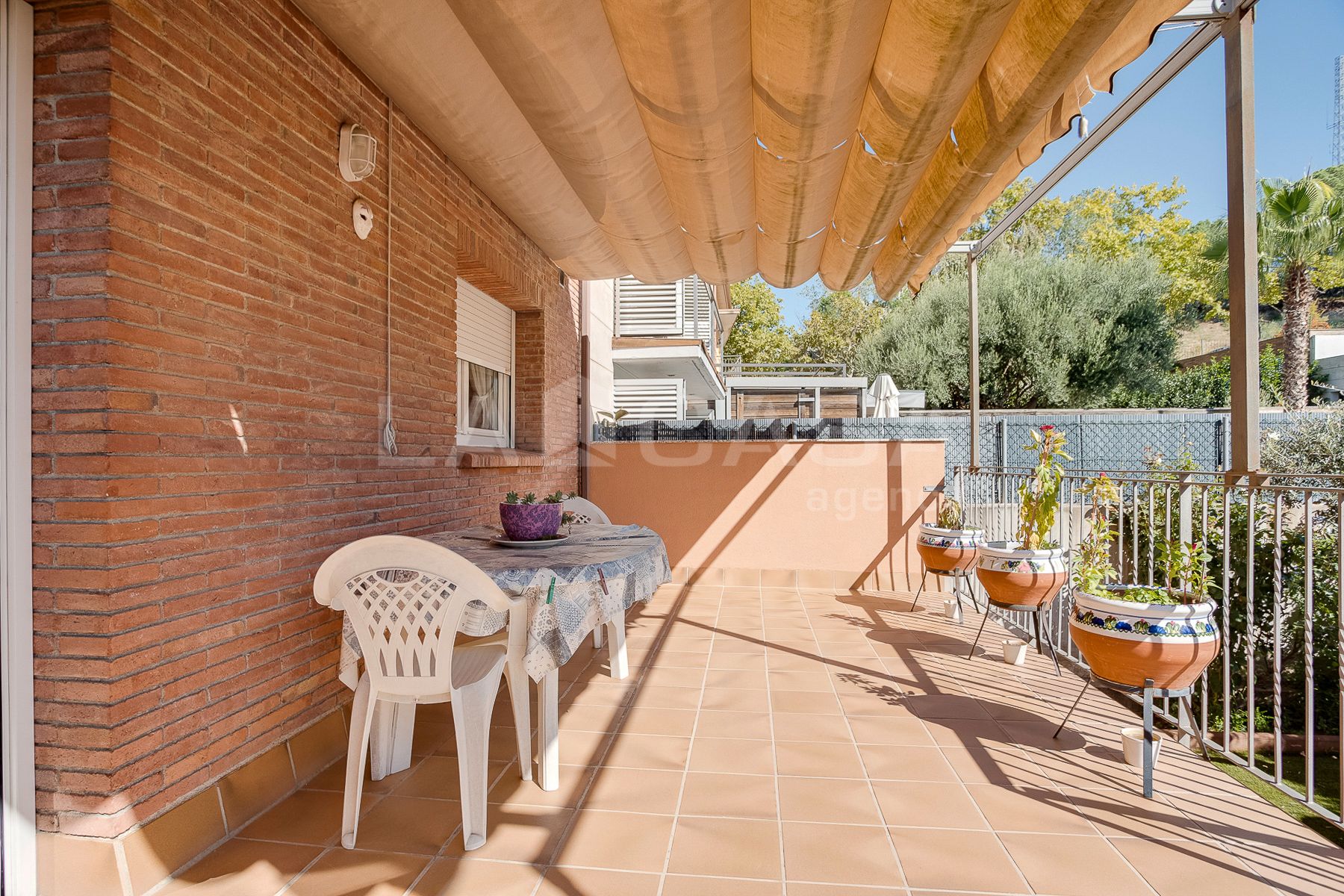 Terrace of Single-family semi-detached for sale in Granollers  with Heating, Private garden and Terrace