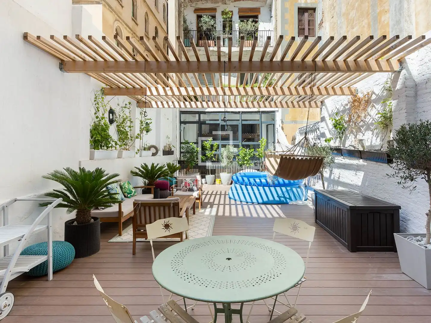 Terrassa de Pis en venda en Barcelona amb Aire condicionat, Calefacció i Jardí privat