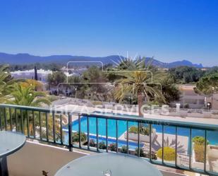 Terrace of Flat for sale in Sant Josep de sa Talaia  with Air Conditioner and Swimming Pool