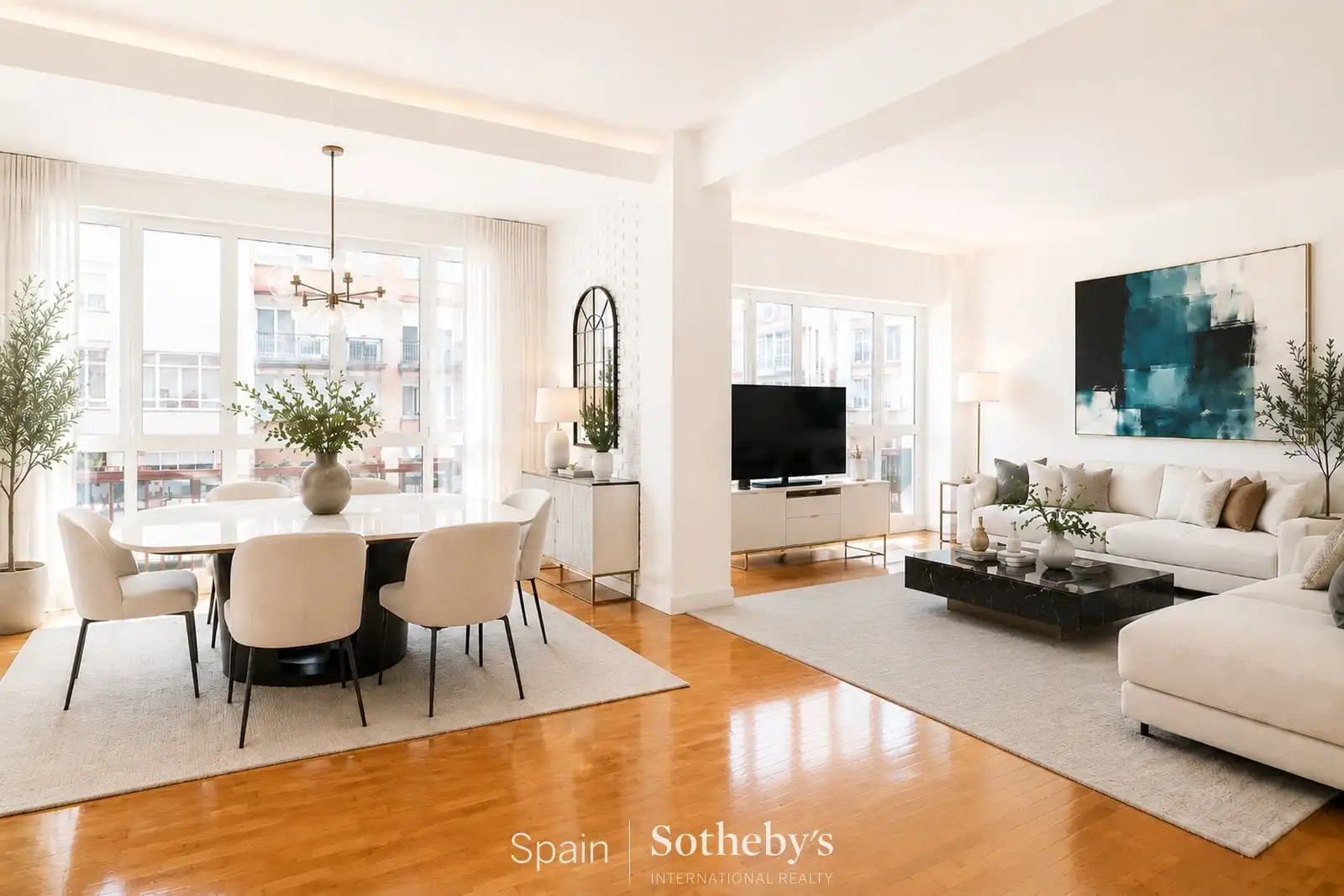 Sala de estar de Apartamento en venta en Madrid con Aire acondicionado, Calefacción y Trastero