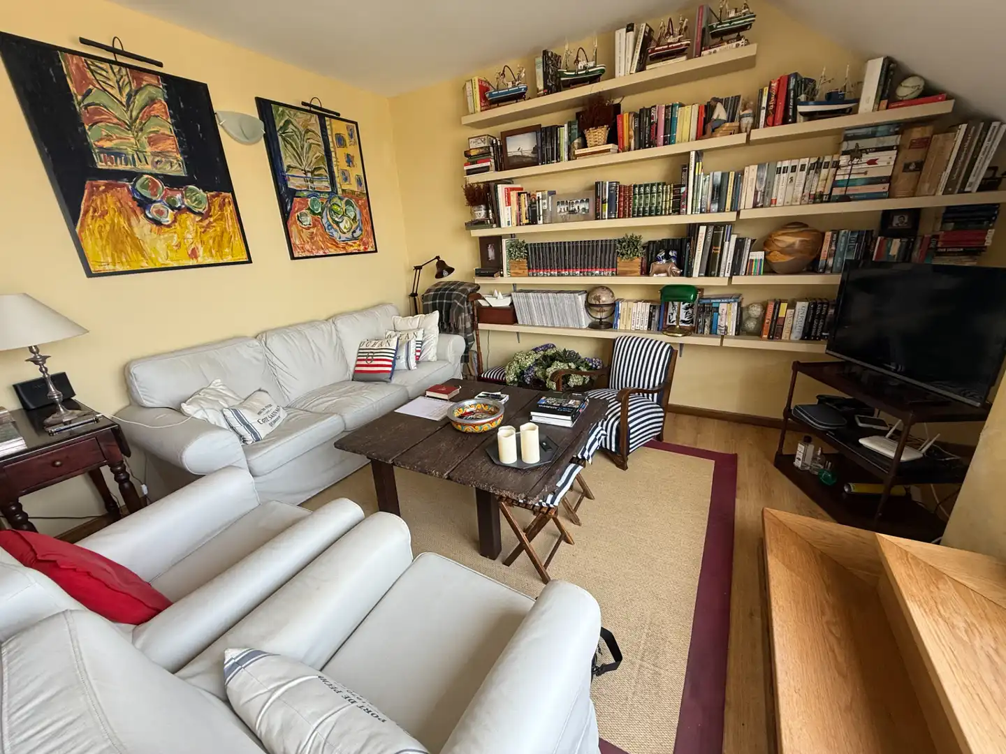 Living room of Attic for sale in Navia  with Heating, Parquet flooring and Terrace