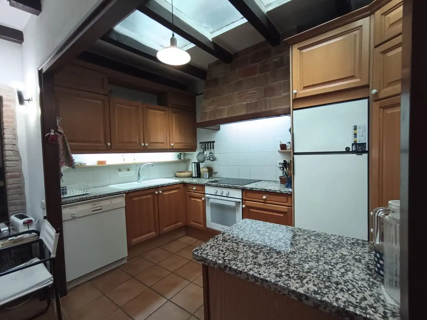 Cocina de Casa adosada en venta en Vilablareix con Calefacción, Terraza y Balcón