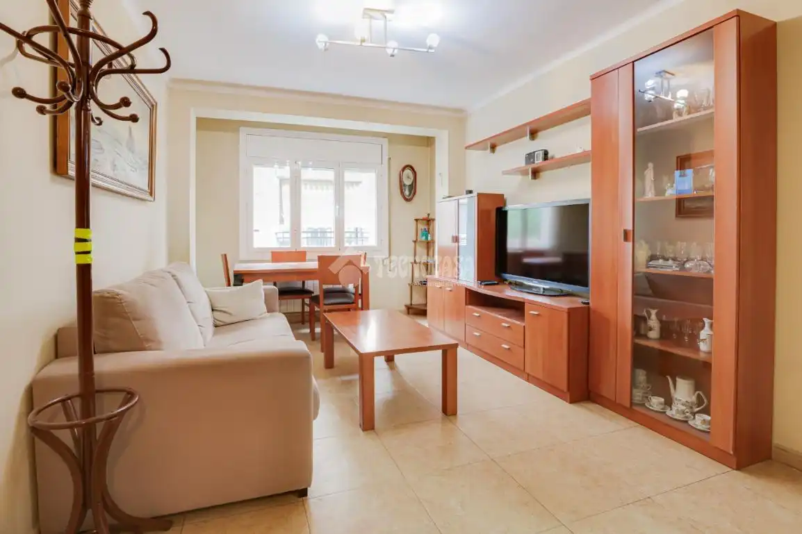 Sala de estar de Piso en venta en Mollet del Vallès con Amueblado y Balcón