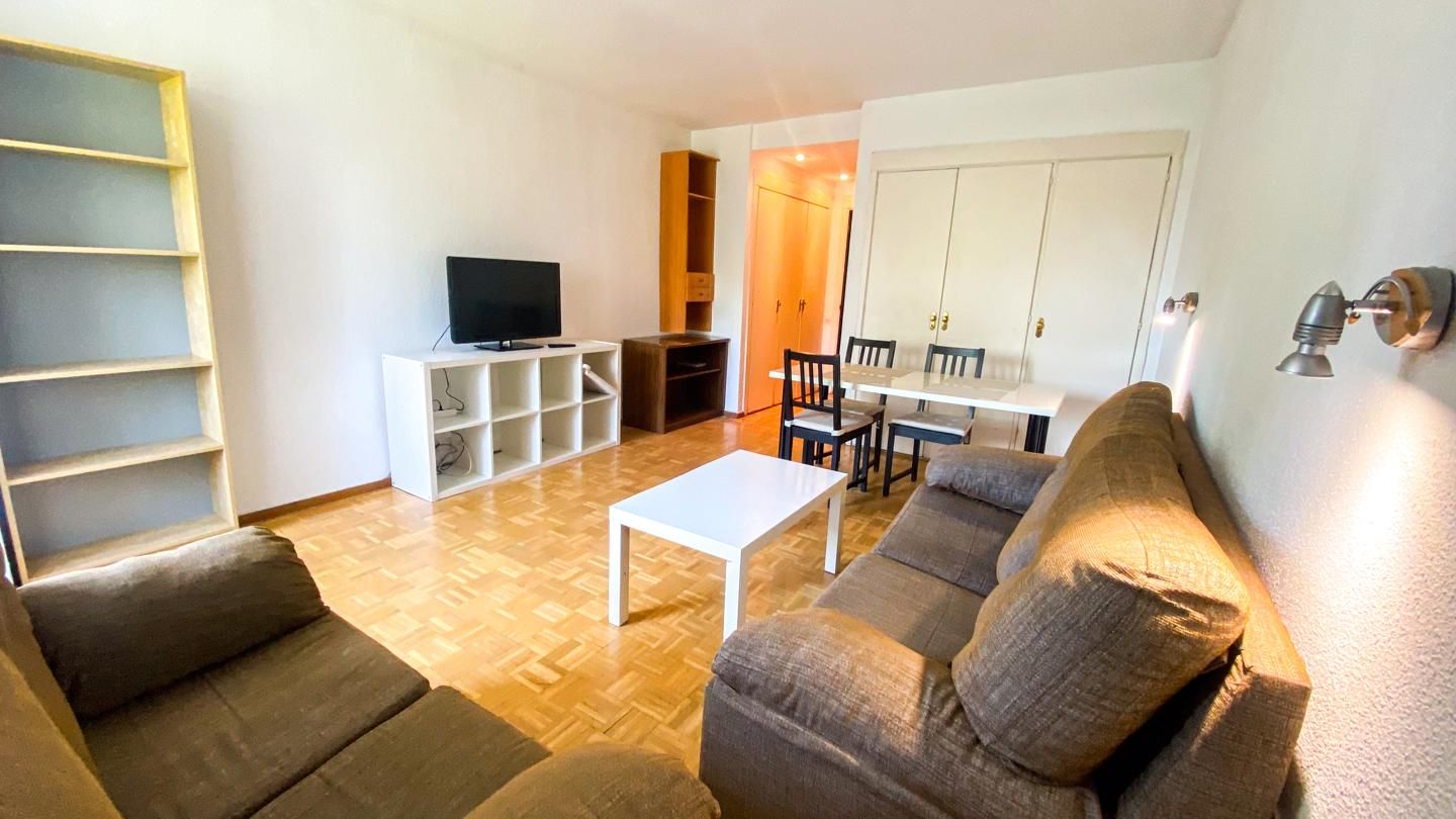Living room of Flat to rent in  Madrid Capital  with Furnished