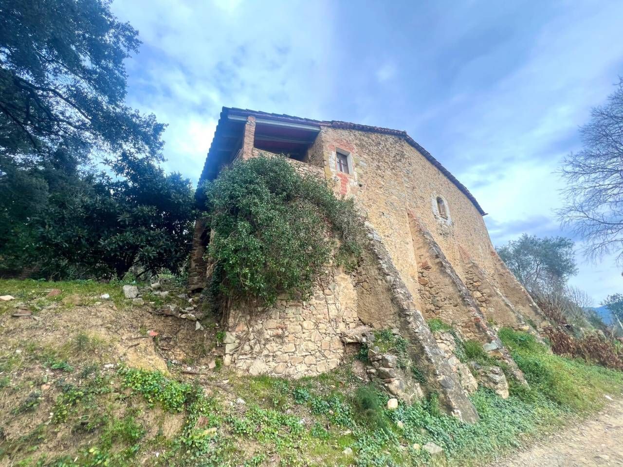 Vista exterior de Casa o xalet en venda en Amer amb Calefacció, Jardí privat i Terrassa