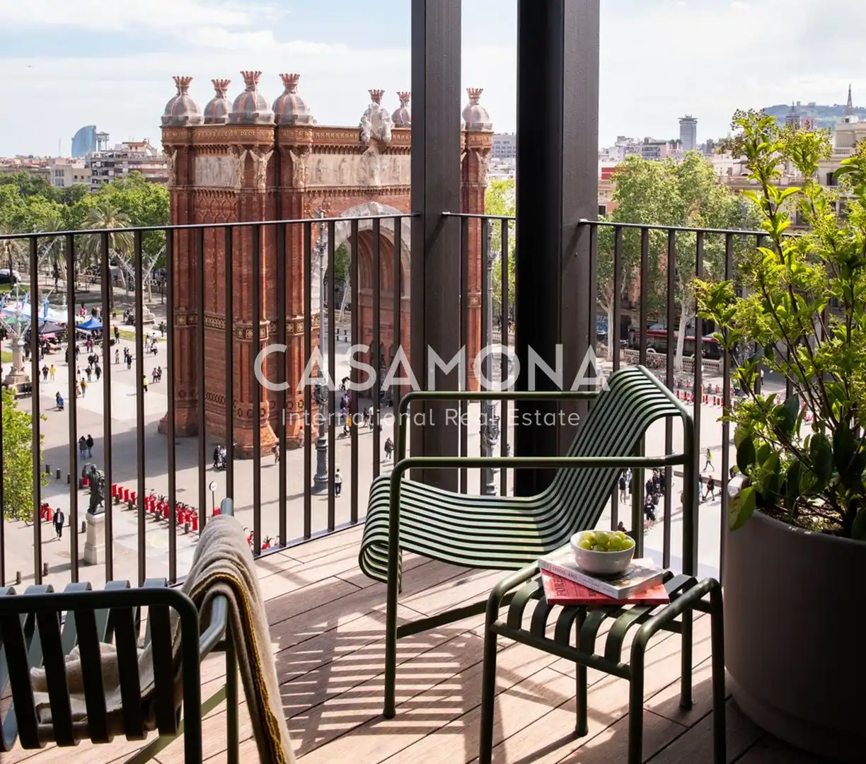 Vista exterior de Apartamento de alquiler en Barcelona con Aire acondicionado, Terraza y Internet