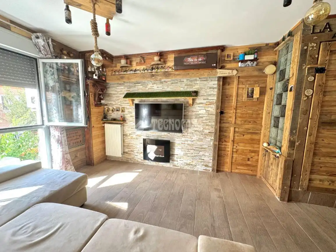Living room of Flat for sale in San Martín de la Vega  with Heating, Terrace and Storage room