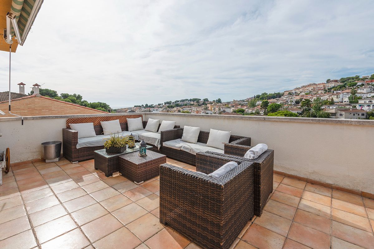 Terraza de Casa o chalet en venta en Calafell con Aire acondicionado, Jardín privado y Terraza