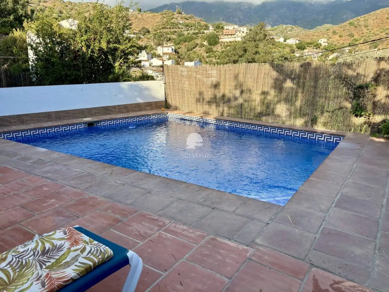 Piscina de Casa o chalet de alquiler en Canillas de Aceituno con Aire acondicionado, Calefacción y Jardín privado