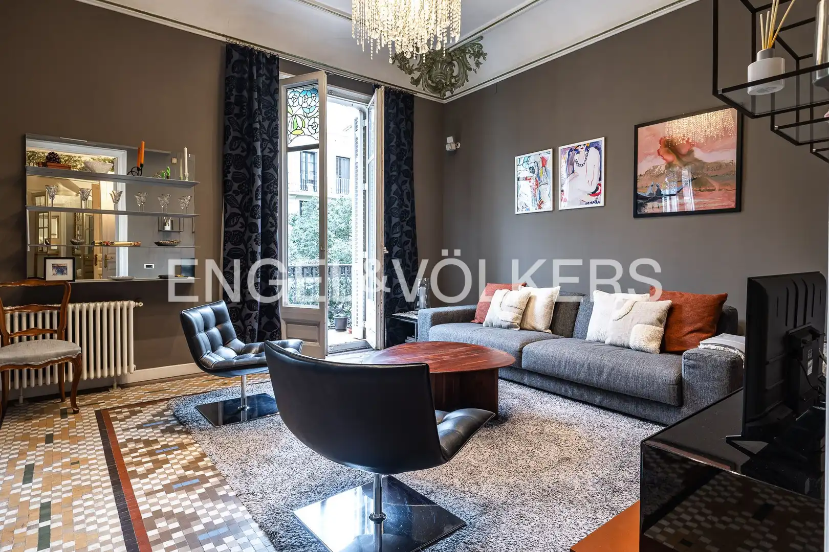 Sala de estar de Piso en venta en Eixample