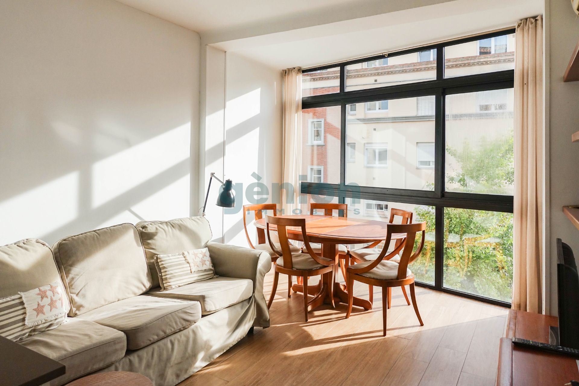 Sala de estar de Piso en venta en Girona Capital con Aire acondicionado, Calefacción y Balcón