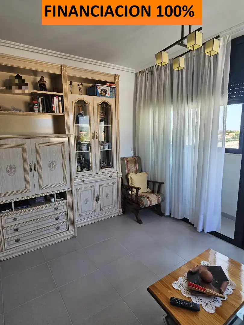 Living room of Flat for sale in Mont-roig del Camp  with Air Conditioner, Terrace and Furnished