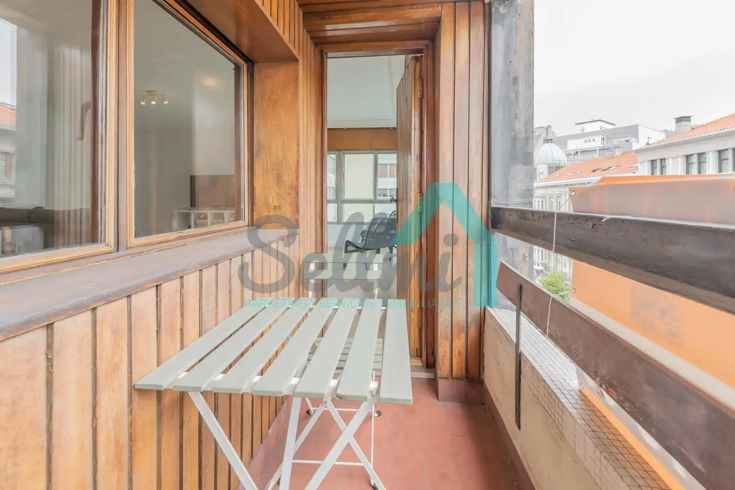 Terrasse von Wohnung zur Miete in Oviedo  mit Heizung, Parkett und Terrasse