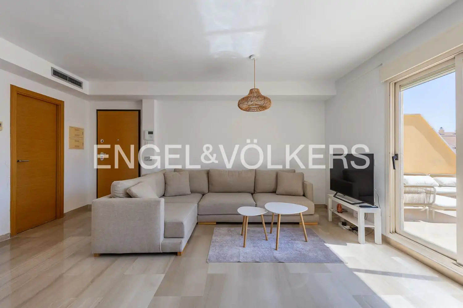 Living room of Duplexes for rent in Dénia  with Air Conditioner, Heating and Swimming Pool
