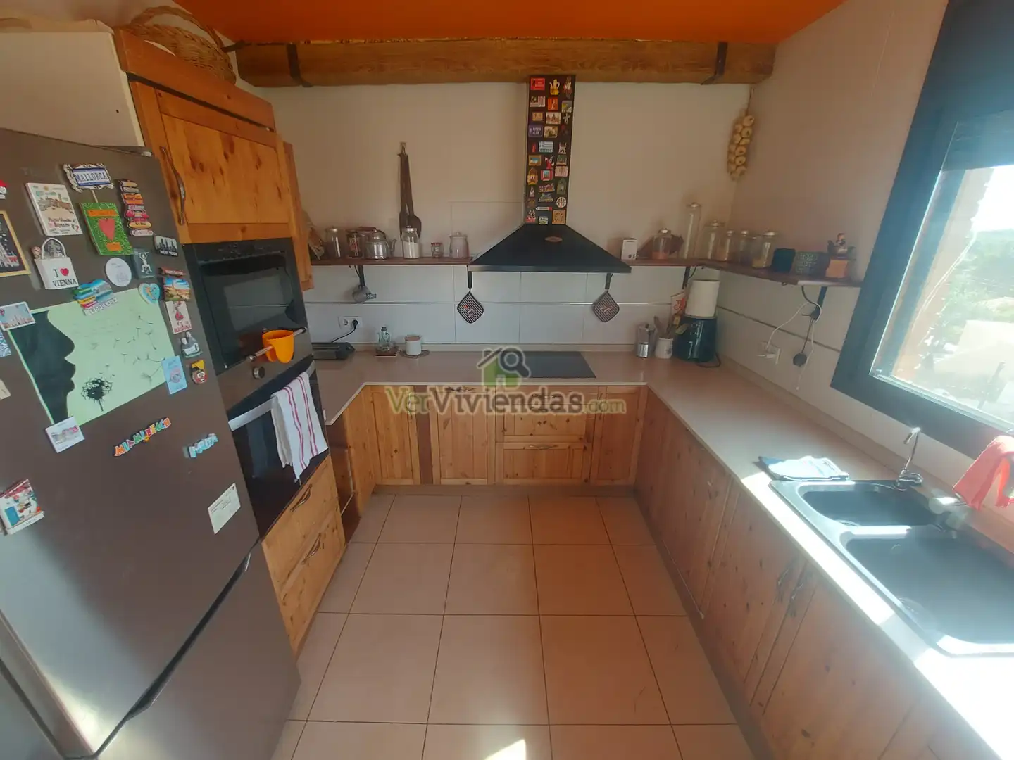 Cuina de Casa o xalet en venda en Piera amb Aire condicionat, Calefacció i Jardí privat