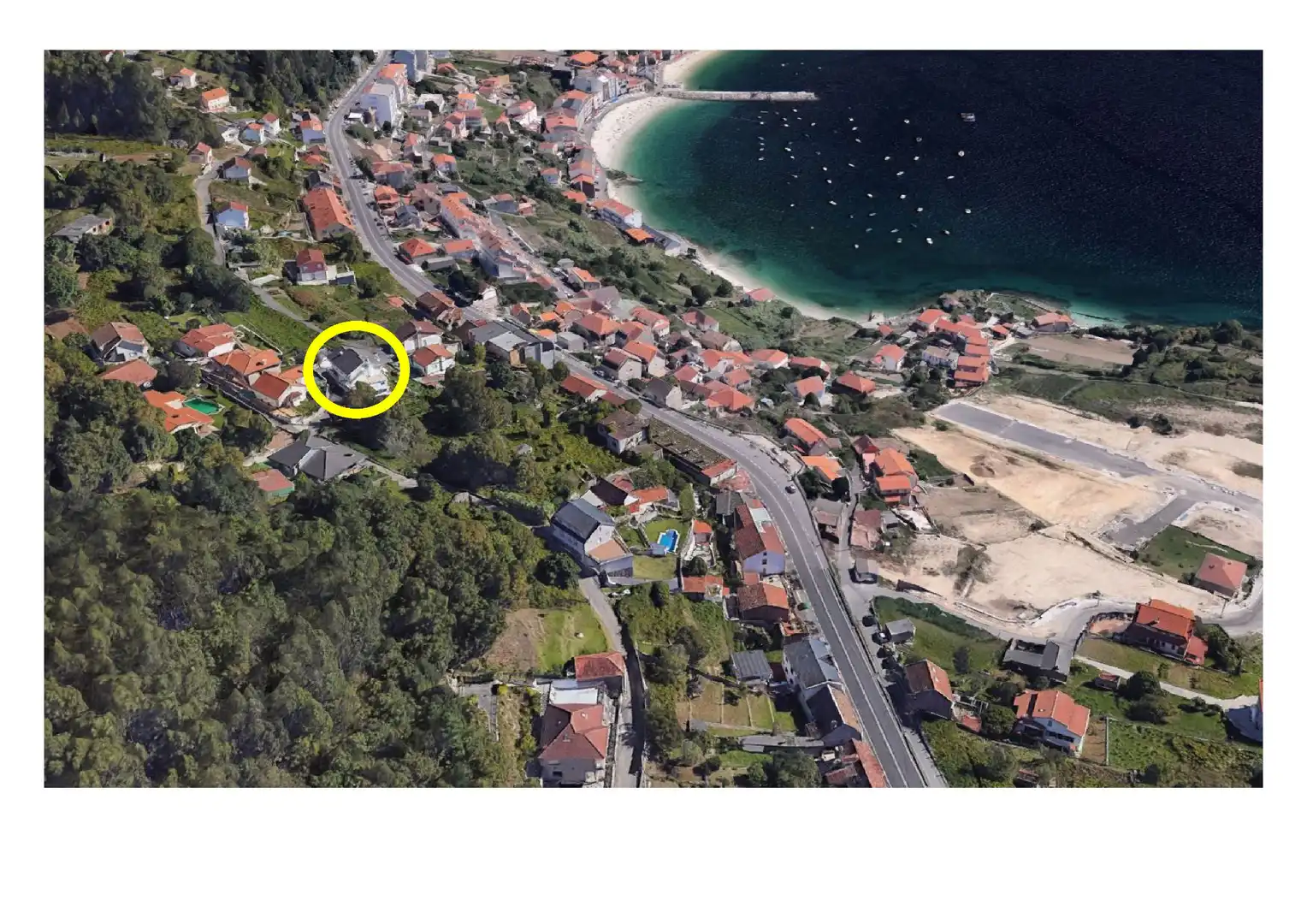 Vista exterior de Casa o chalet en venta en Sanxenxo con Calefacción, Jardín privado y Terraza