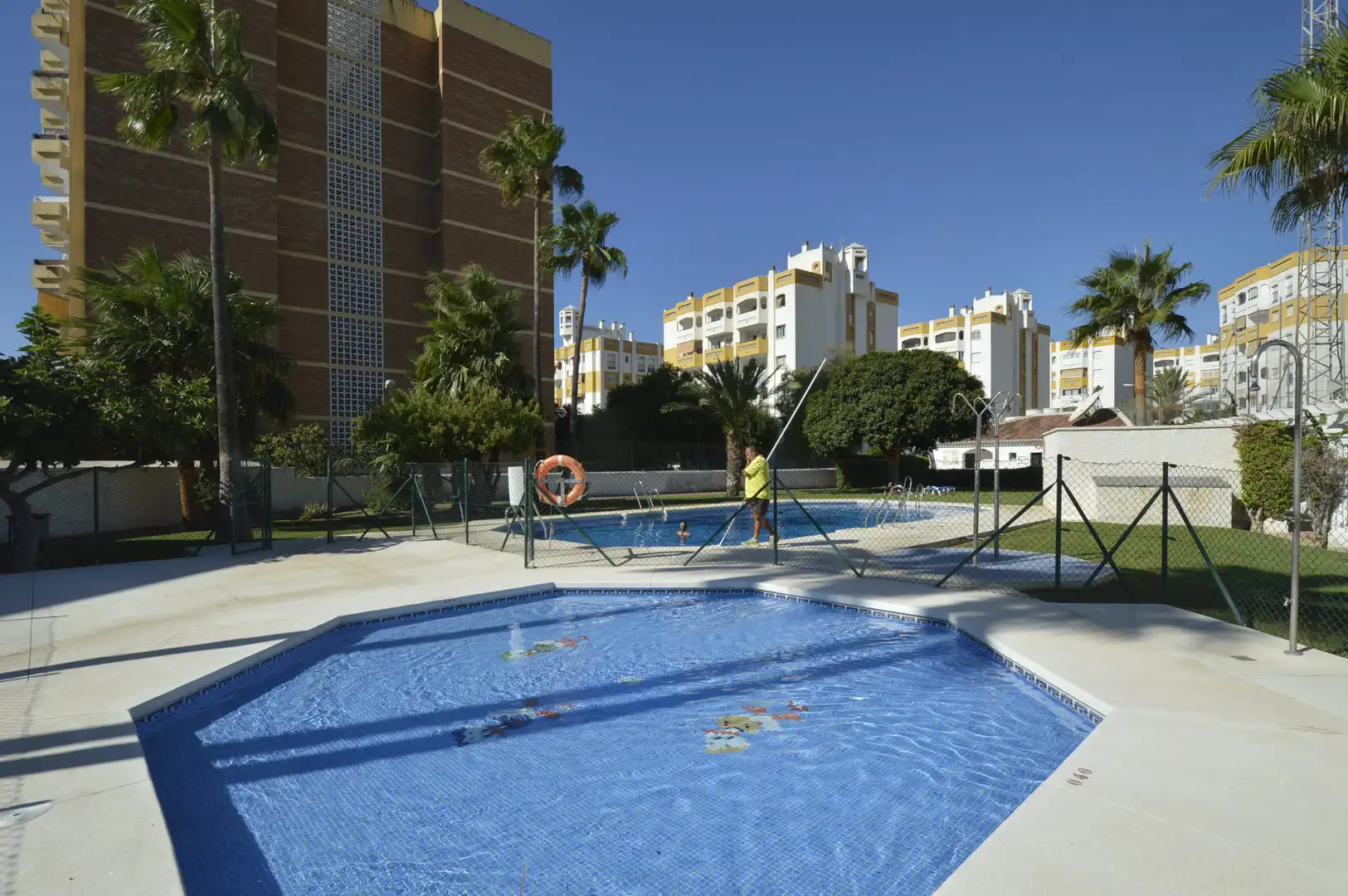 Swimming pool of Apartments for rent in Benalmádena  with Air Conditioner, Terrace and Furnished