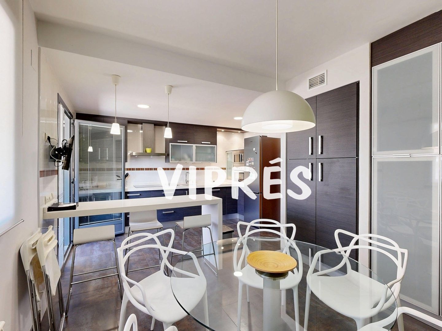Kitchen of Single-family semi-detached for sale in Cáceres Capital  with Air Conditioner and Terrace