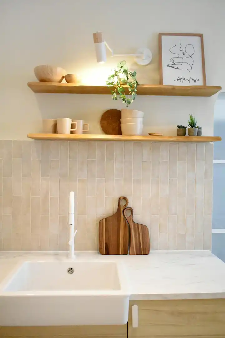 Kitchen of Flat for rent in Madrid  with Air Conditioner, Heating and Furnished