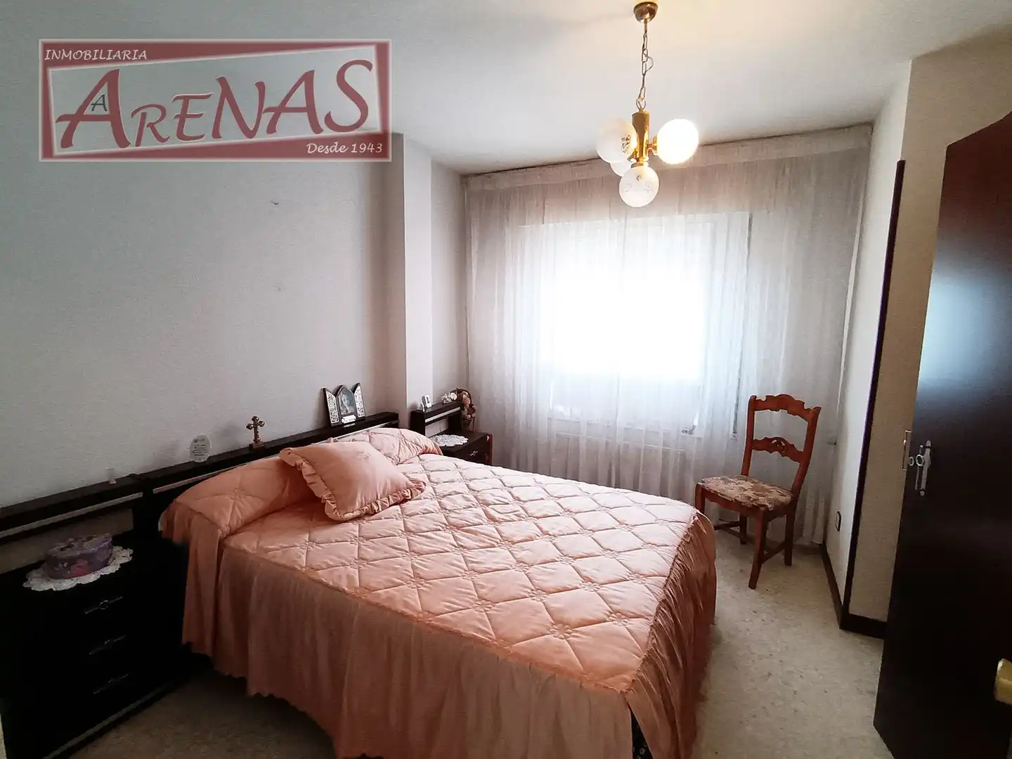 Bedroom of Flat for sale in Laredo  with Heating, Private garden and Furnished