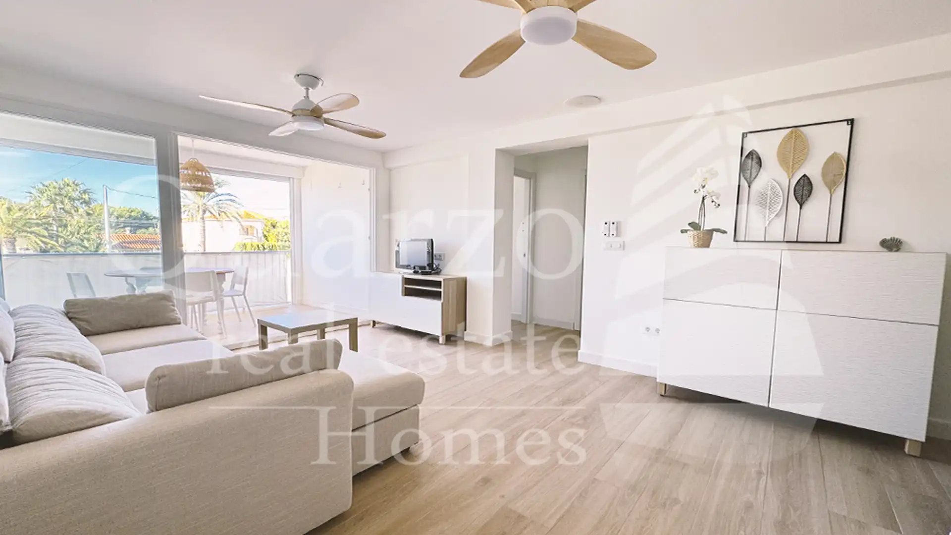 Sala de estar de Apartamento en venta en Dénia con Aire acondicionado y Amueblado