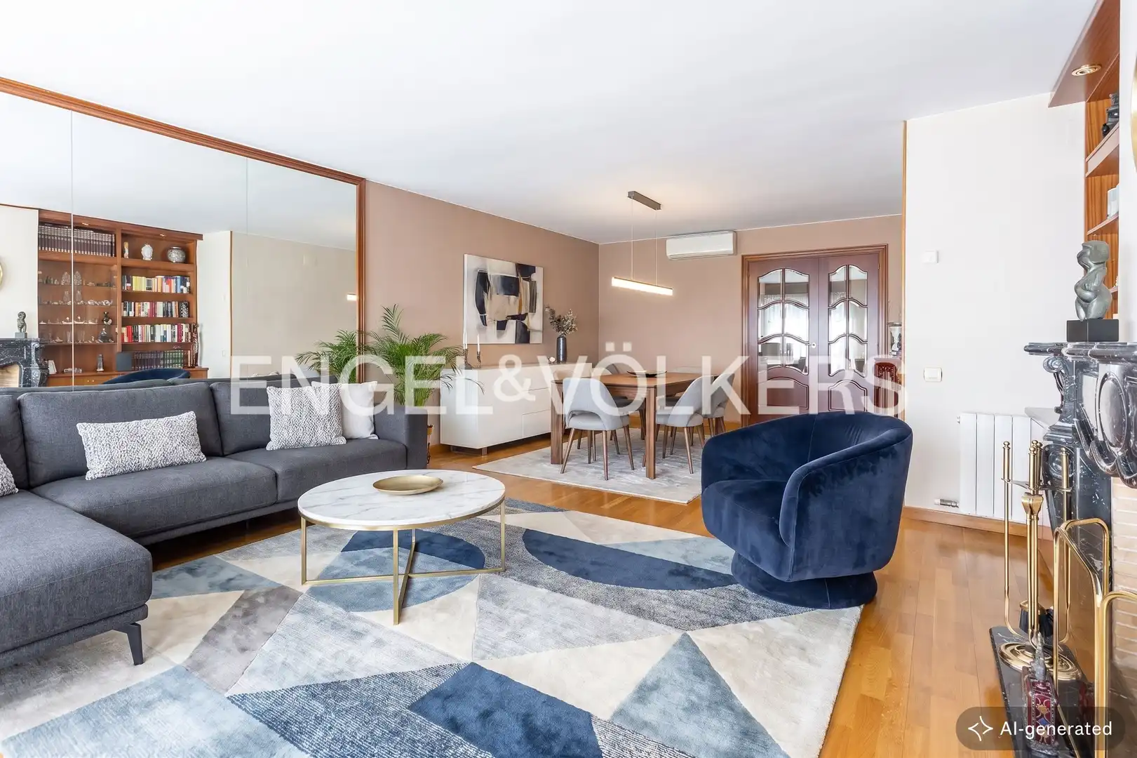 Sala d'estar de Casa o xalet en venda en Barcelona amb Aire condicionat, Calefacció i Parquet
