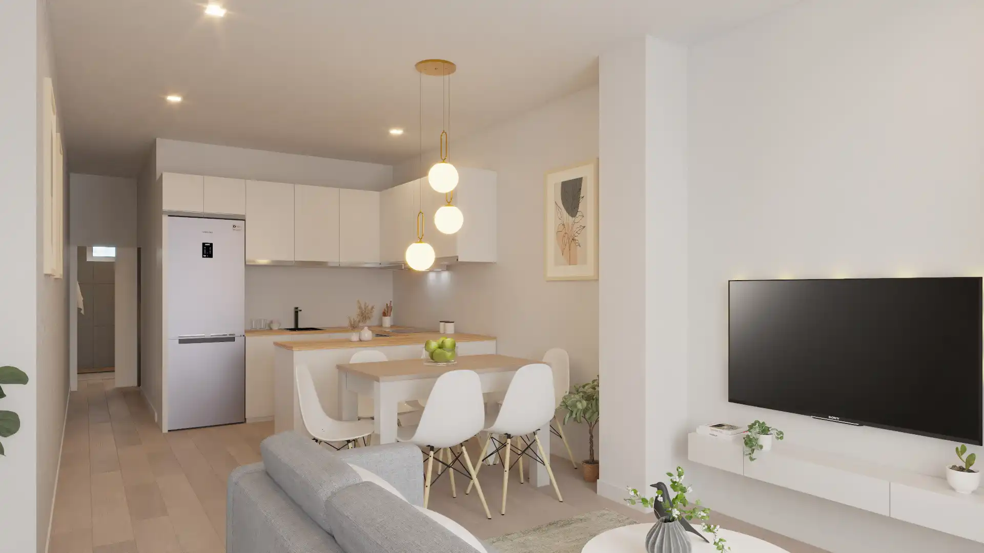 Sala de estar de Piso en venta en Valencia con Amueblado, Horno y Lavadora