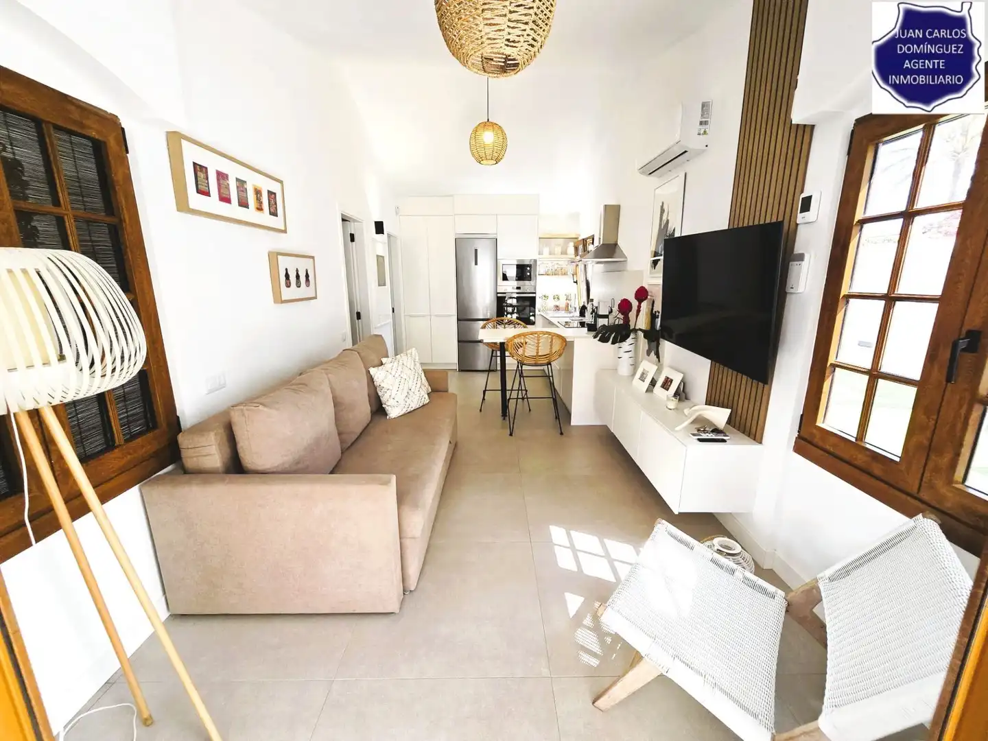 Sala de estar de Casa o chalet de alquiler en San Bartolomé de Tirajana con Aire acondicionado, Jardín privado y Terraza