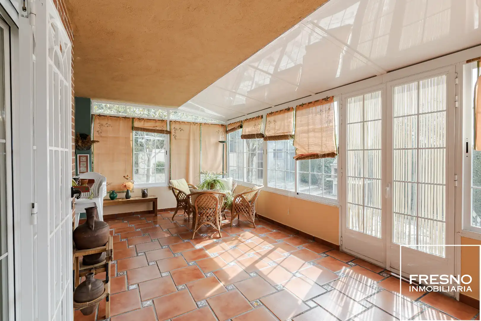 Terrace of Detached homes for sale in Cobeña  with Air Conditioner, Heating and Private garden