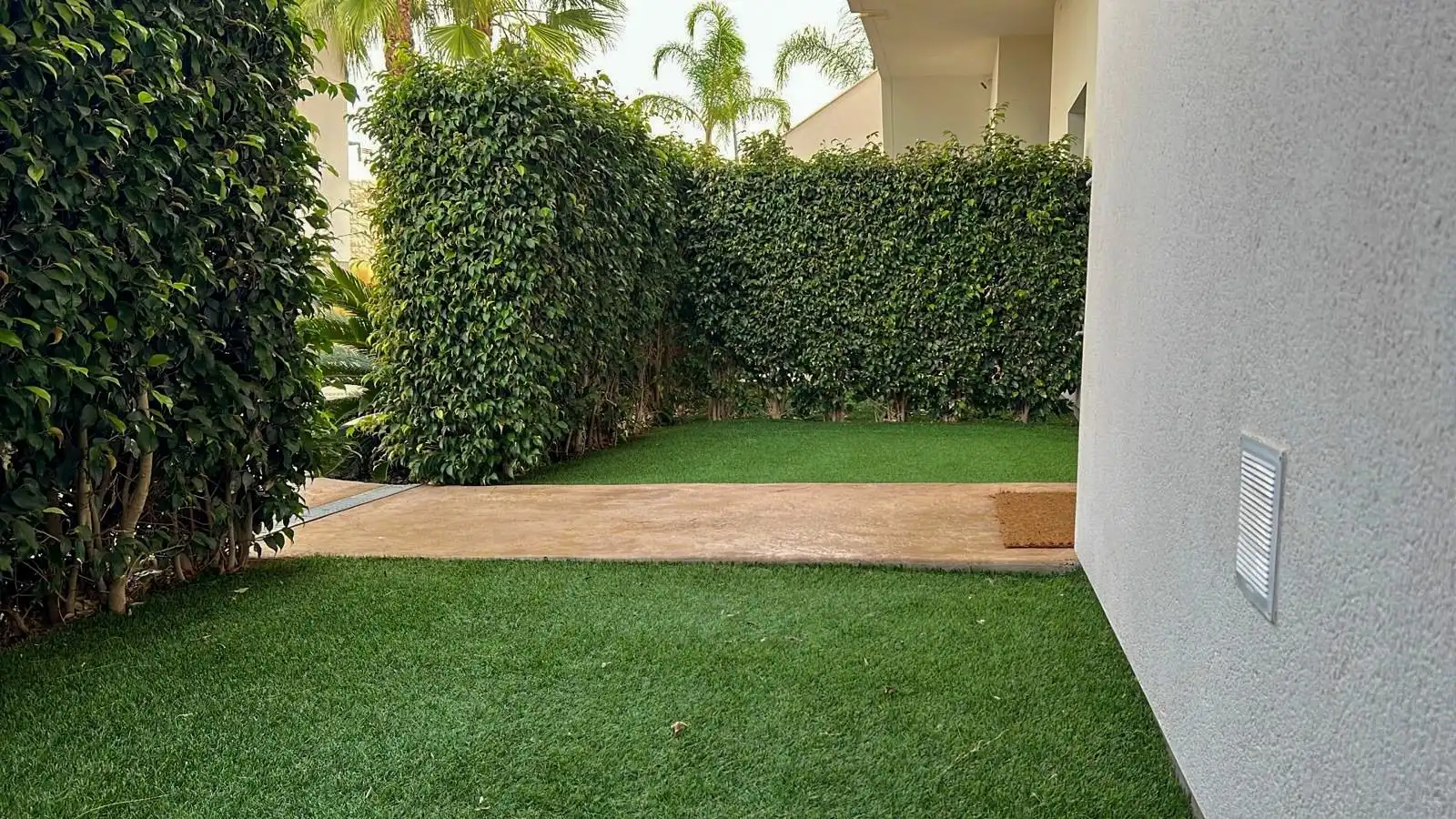 Terrasse von Wohnung zur Miete in Pilar de la Horadada mit Klimaanlage, Heizung und Privatgarten