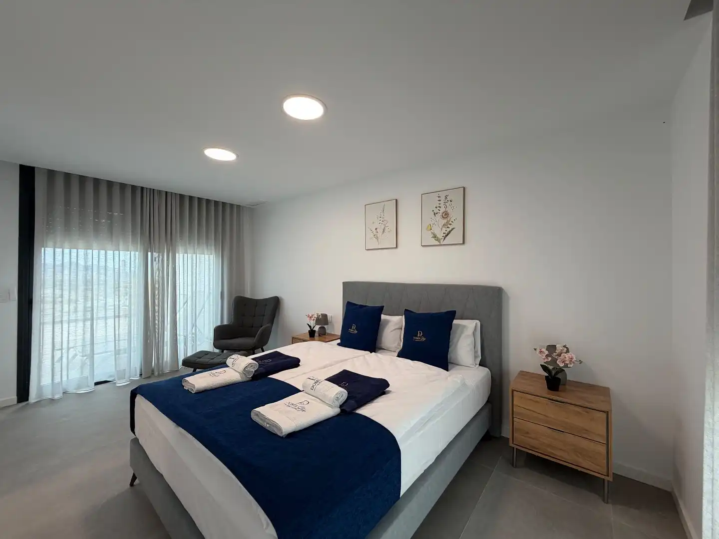 Schlafzimmer von Dachboden zur Miete in Finestrat mit Klimaanlage, Heizung und Privatgarten