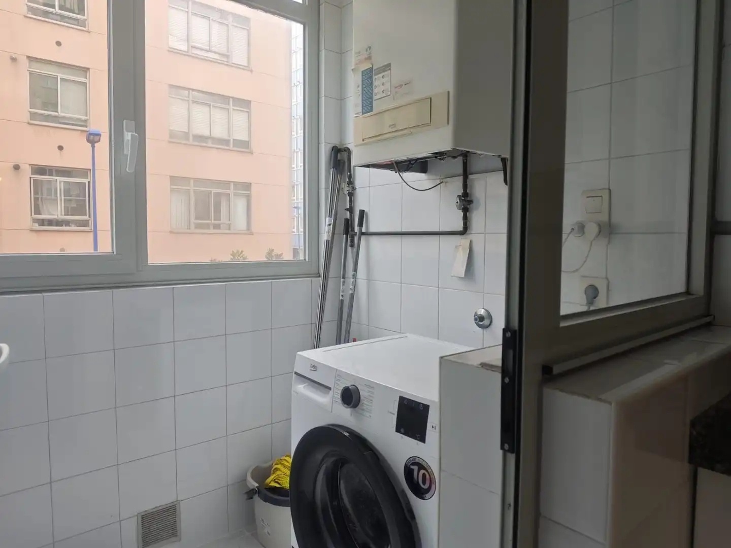 Kitchen of Flat for rent in Culleredo  with Heating, Parquet flooring and Storage room