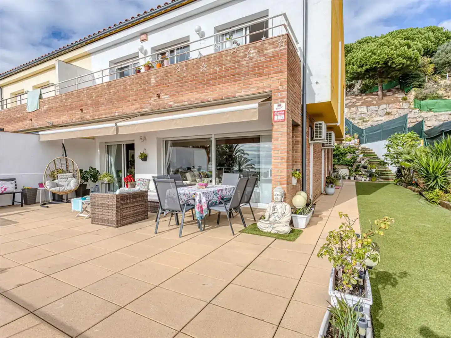 Terrace of Flat for sale in Lloret de Mar  with Air Conditioner, Swimming Pool and Balcony