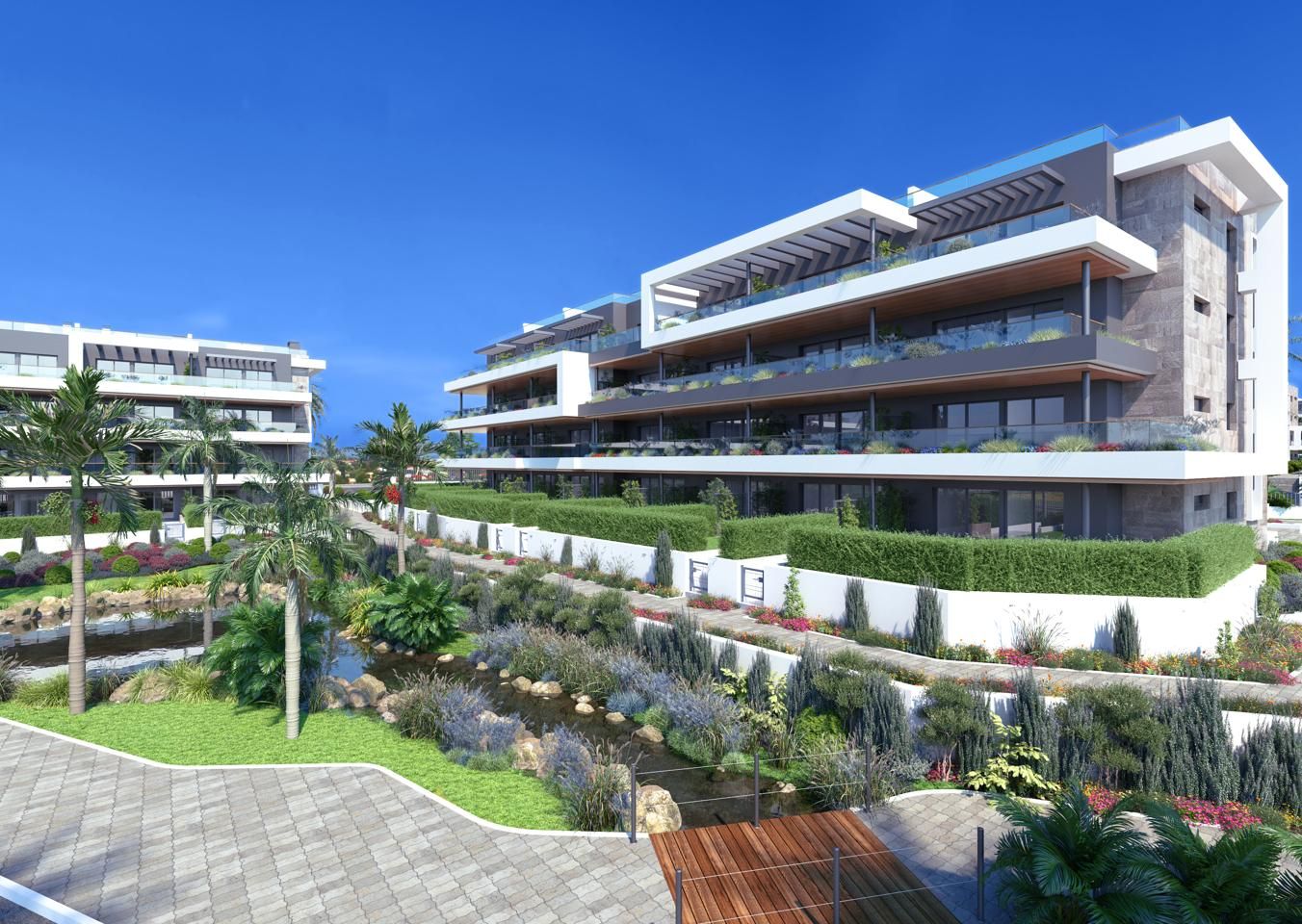 Jardí de Pis en venda en Torrevieja amb Aire condicionat, Terrassa i Piscina