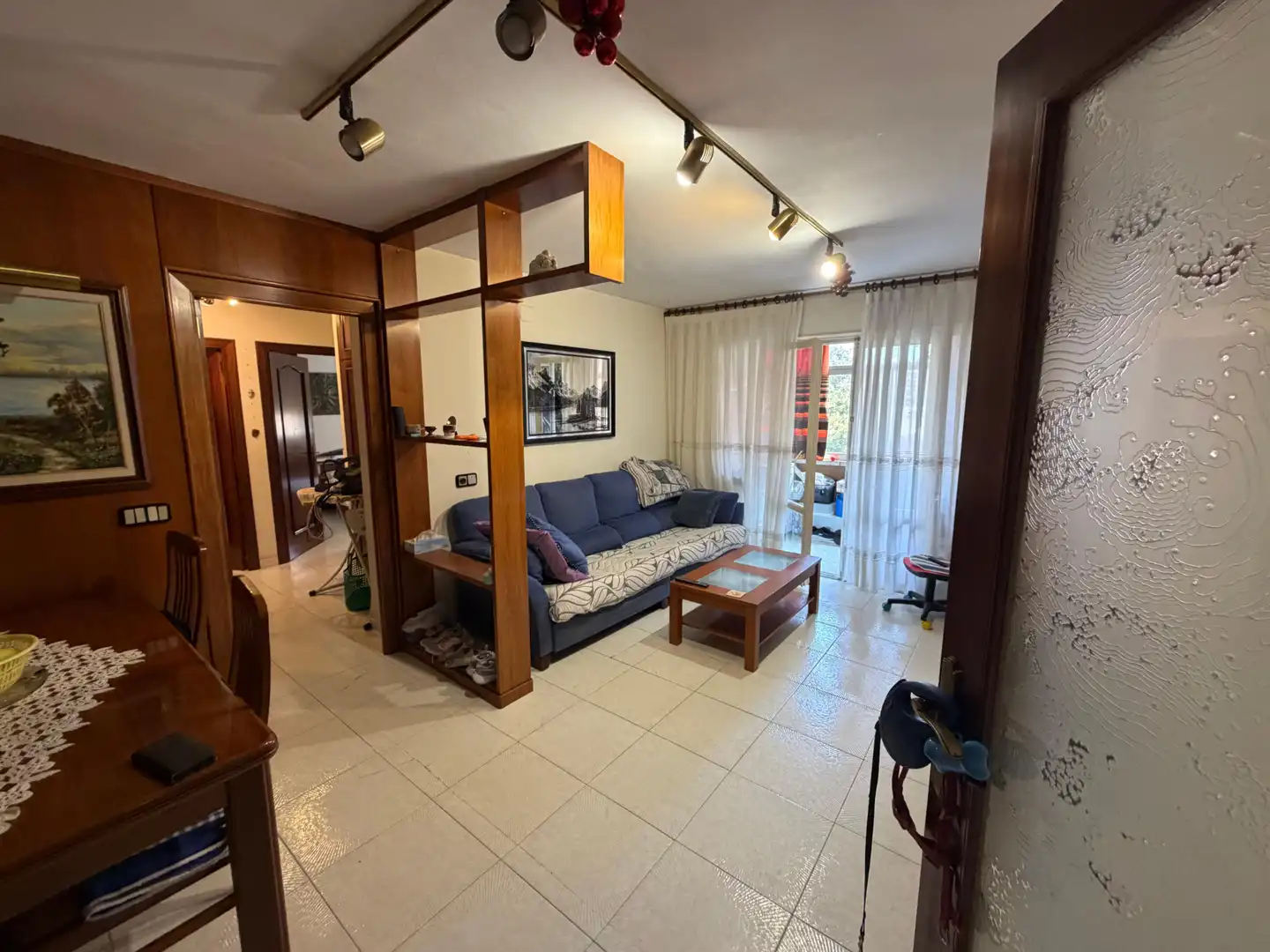 Sala de estar de Piso en venta en Lleida con Calefacción, Amueblado y Horno
