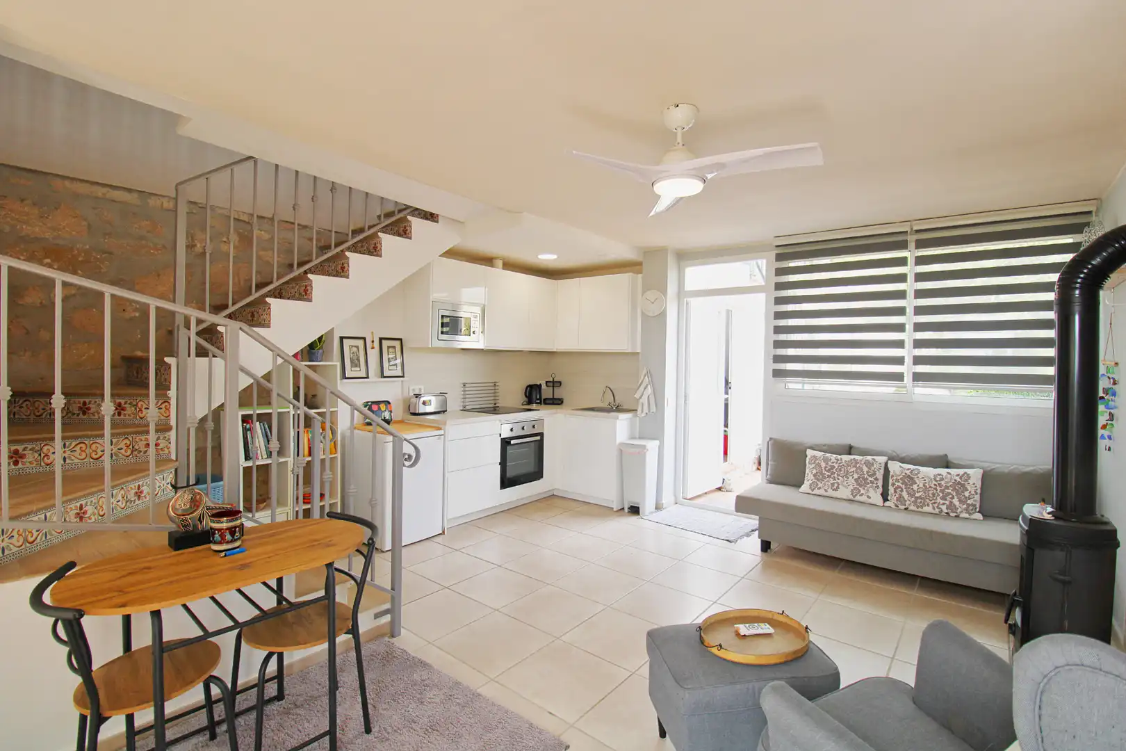 Sala de estar de Finca rústica en venta en Mijas con Aire acondicionado, Calefacción y Jardín privado