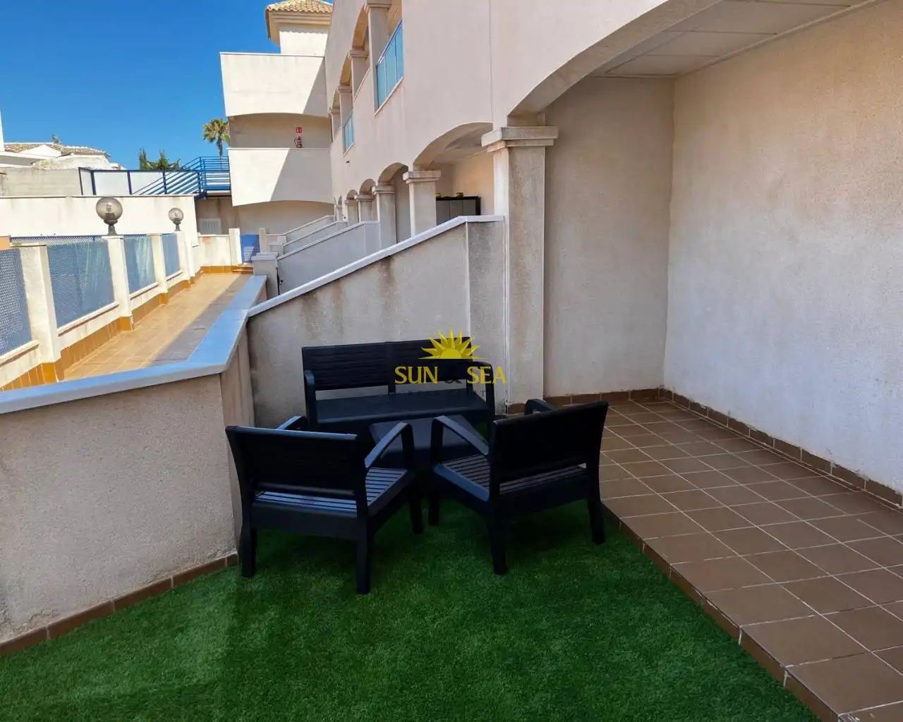 Terrace of Apartments for rent in Orihuela  with Air Conditioner, Heating and Private garden