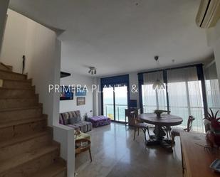 Living room of Attic for sale in Montgat  with Air Conditioner, Heating and Parquet flooring