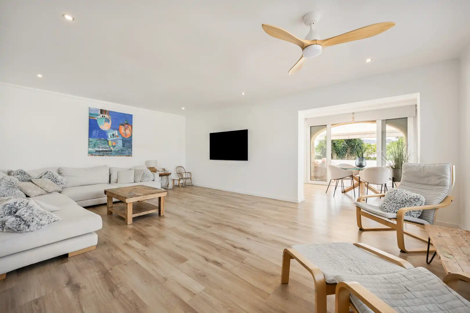 Sala de estar de Casa o chalet en venta en Jávea / Xàbia con Aire acondicionado