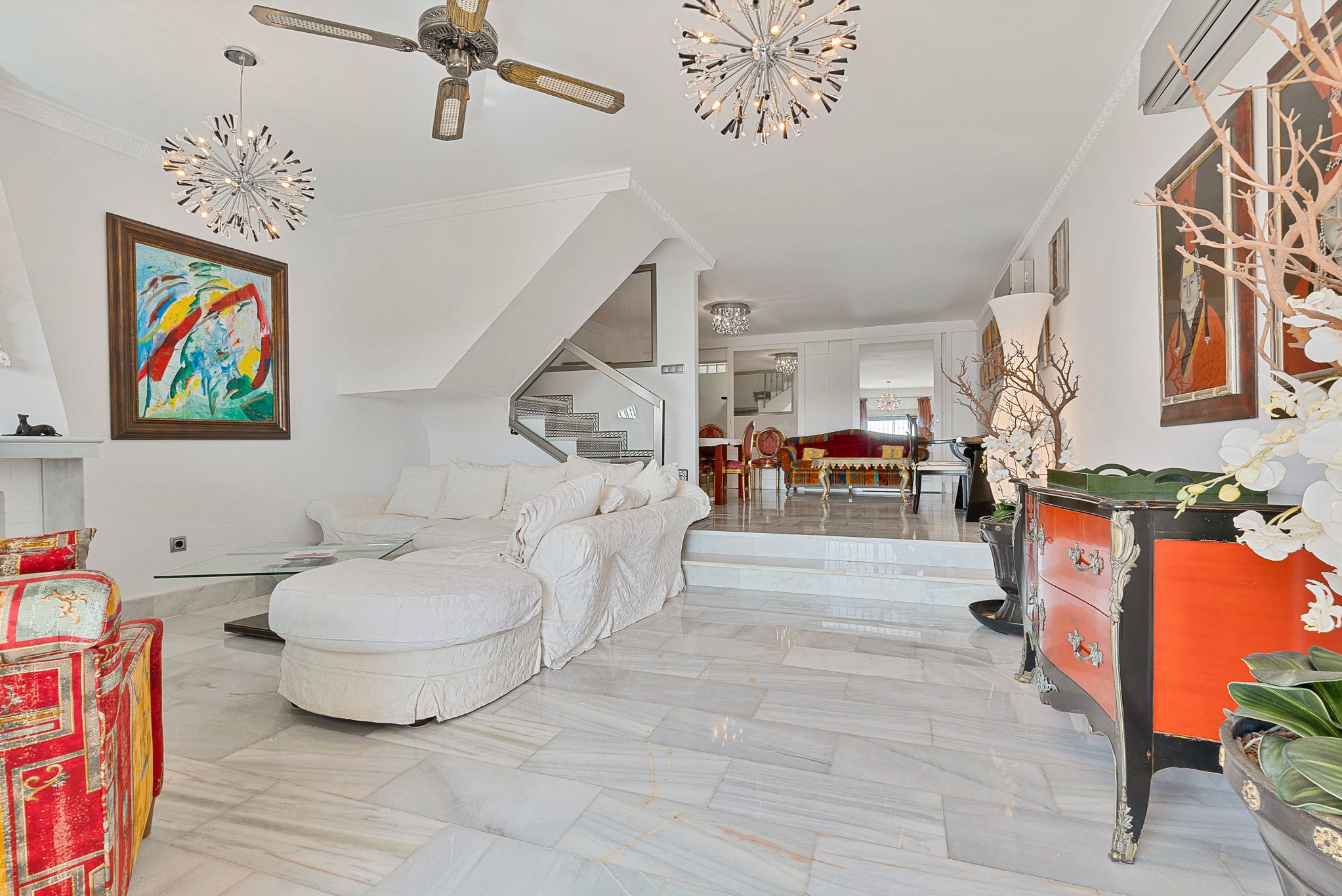 Living room of Single-family semi-detached for sale in Mijas  with Terrace