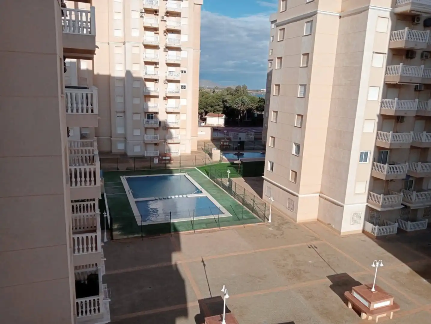Piscina de Apartament de lloguer en Cartagena amb Aire condicionat, Calefacció i Piscina