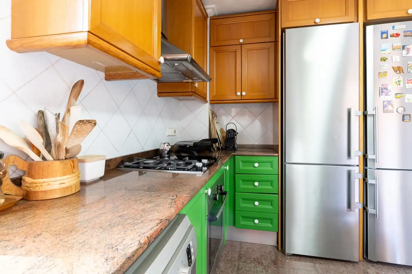 Cuina de Casa o xalet en venda en Elche / Elx amb Calefacció, Jardí privat i Parquet