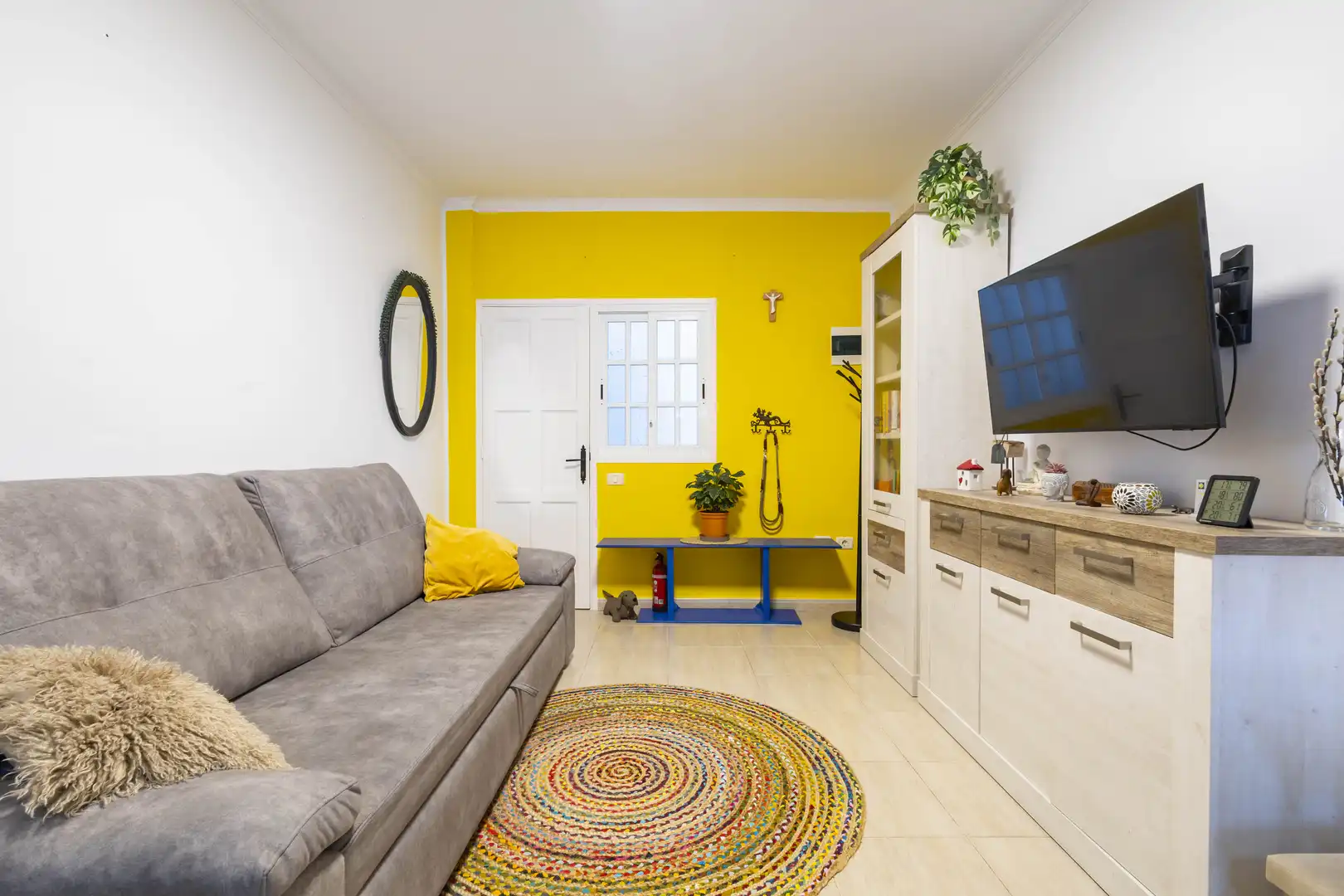Sala de estar de Piso en venta en La Orotava con Calefacción y Amueblado