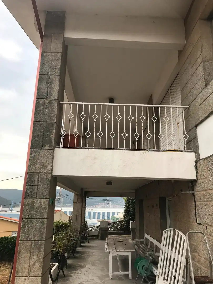 Balcony of Houses for sale in Pontevedra Capital   with Private garden, Terrace and Swimming Pool