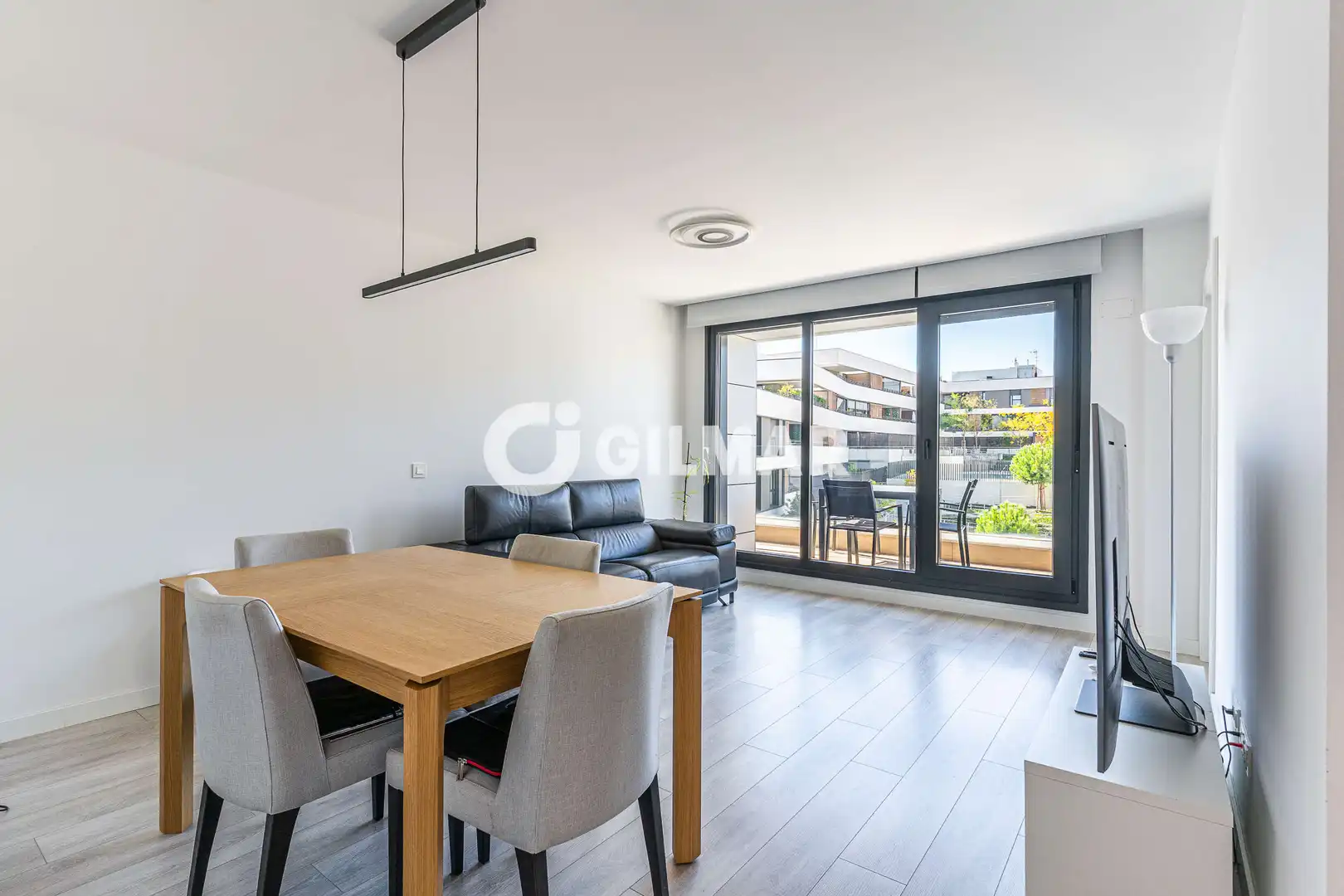 Wohnzimmer von Wohnung zum Verkauf in Las Rozas de Madrid mit Heizung, Privatgarten und Abstellraum