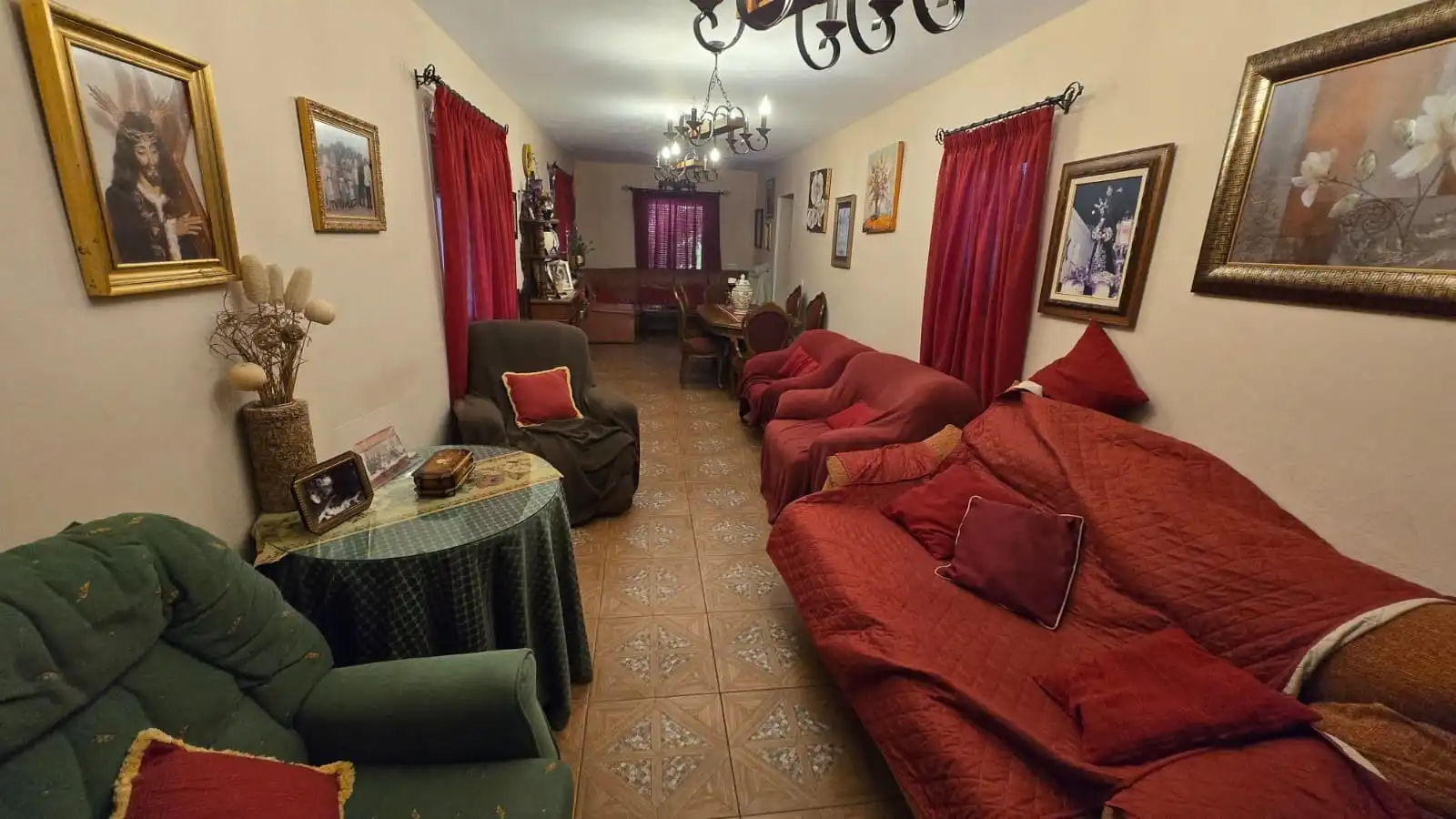 Living room of Houses for sale in Alhaurín de la Torre  with Air Conditioner, Private garden and Storage room