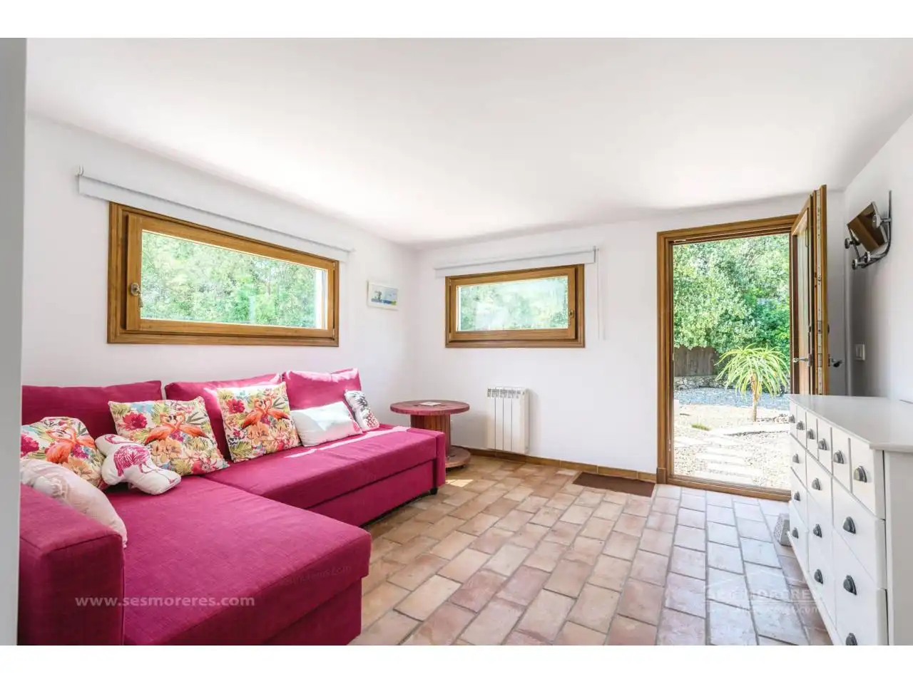 Sala de estar de Casa o chalet en venta en Es Castell con Calefacción, Jardín privado y Terraza