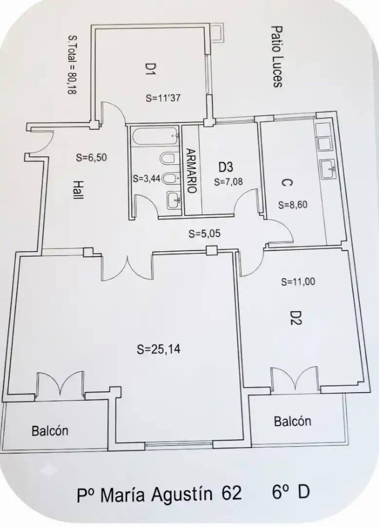Flat with terrace for sale in Paseo de María Agustín, imagen 23