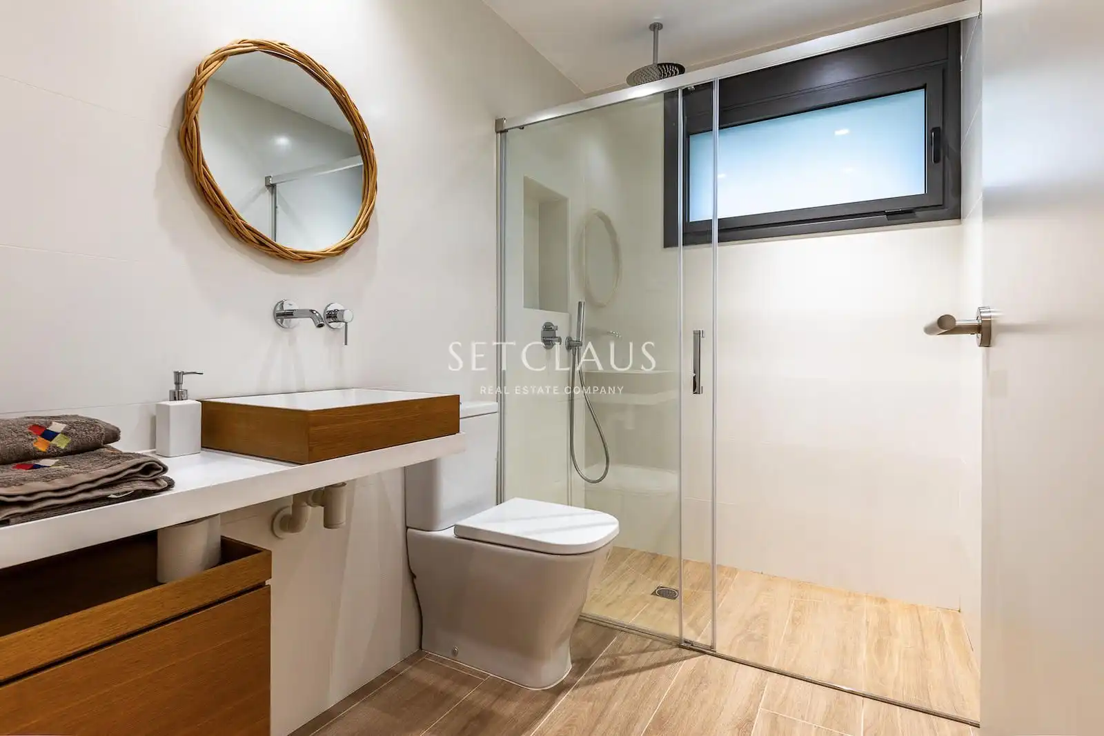 Baño de Casa o chalet en venta en Tiana con Aire acondicionado, Calefacción y Terraza